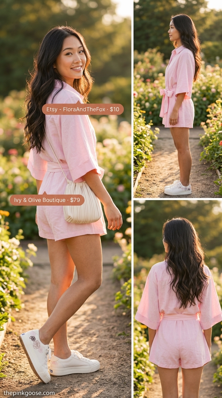 Picnic in Petals: Finally, a Romper that Works