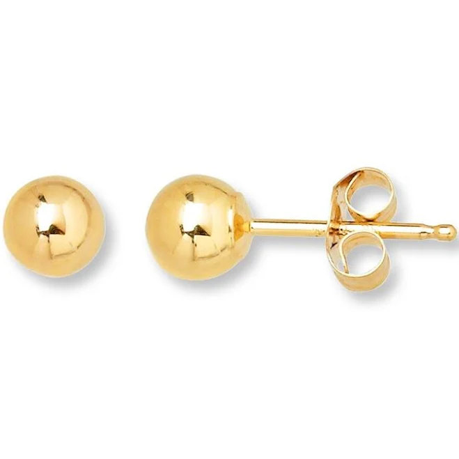 accessory 14K Yellow Gold Ball Stud Earrings Kay Jewelers $89.99