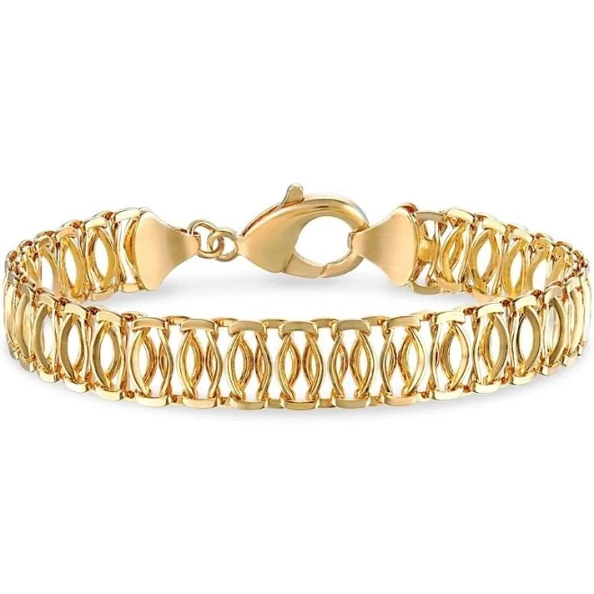 accessory 18K Gold Plated Chunky Chain Bracelet Barzel Jewelry $34.99