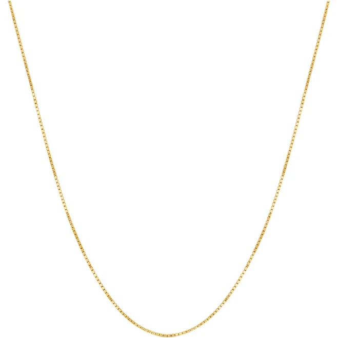 accessory 18kt Gold Dainty Chain Necklace BOZ Jewelry $465.85