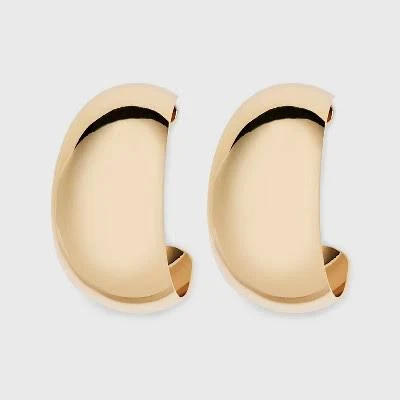 accessory A New Day Thin Smooth Hoop Earrings Target $9.99