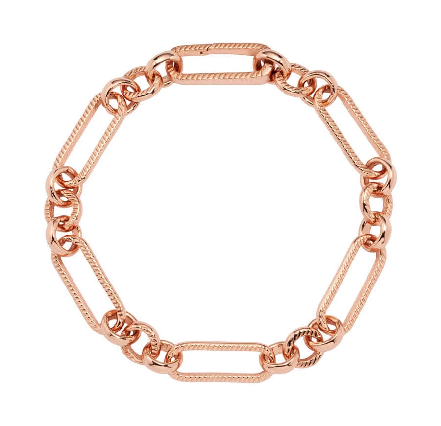 accessory Abbott Lyon Figaro Chain Bracelet in Rose Gold Abbott Lyon $75