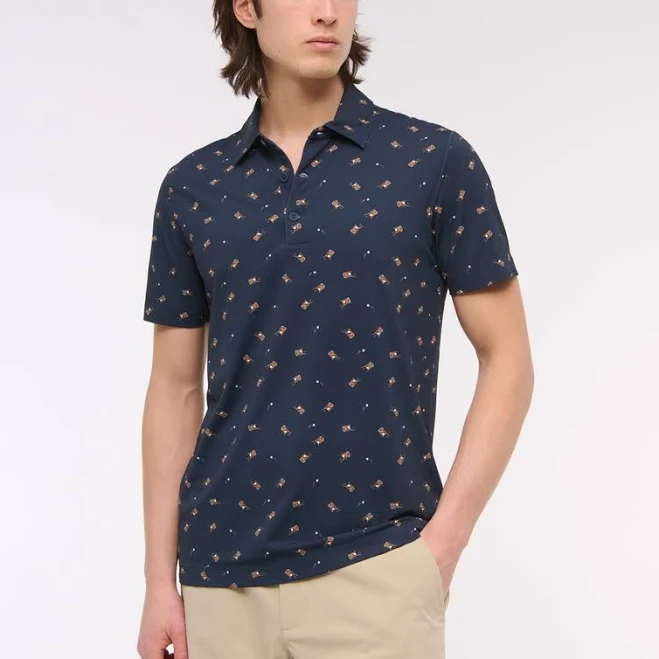 top Abercrombie & Fitch Men's Performance Polo Abercrombie & Fitch $32.99