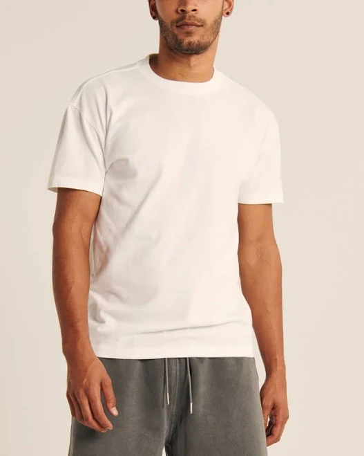 top Abercrombie & Fitch Men's Relaxed Essential Tee Abercrombie & Fitch $10.99