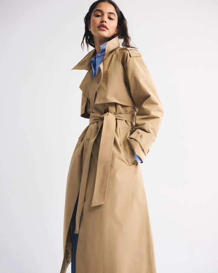outerwear Abercrombie & Fitch Women's Classic Trench Coat Abercrombie & Fitch $160