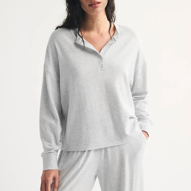 matching set Abercrombie & Fitch Women's Oversized Long-Sleeve Knit Top Abercrombie & Fitch $22.5