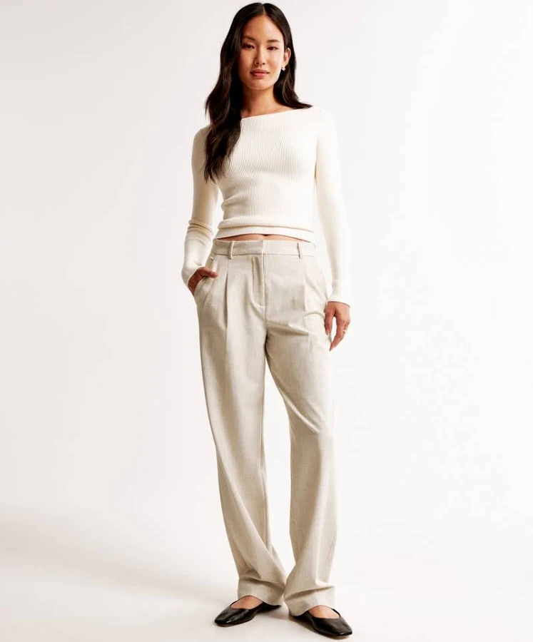 pants Abercrombie & Fitch Women's Quinn Tailored Straight Pant Abercrombie & Fitch $54.99