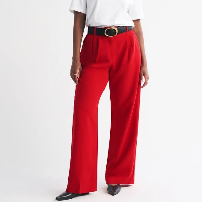 pants Abercrombie & Fitch Women's Sloane Tailored Wide Leg Pants Abercrombie & Fitch $90