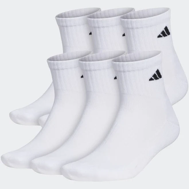 accessory adidas Men's Athletic Cushioned Quarter Socks 6-Pack adidas $26