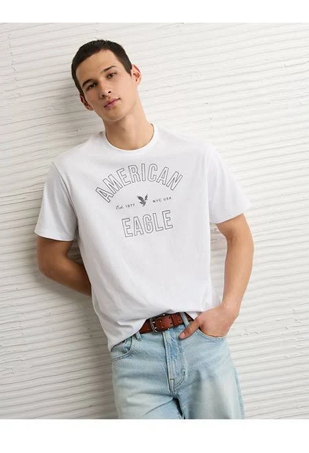 top AE Men's Lightweight Icon Graphic T-Shirt American Eagle Outfitters $8.97