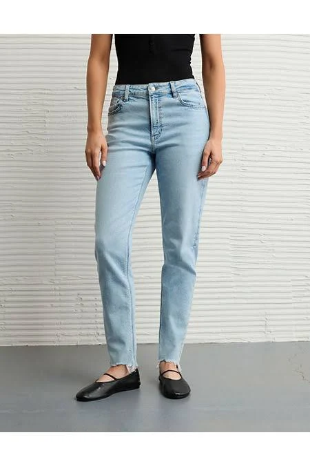 jeans AE Women's Stretch Mom Jeans American Eagle Outfitters $24.99