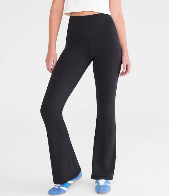 pants Aeropostale Women's High-Rise V-Front Flare Leggings Aeropostale.com $29.97