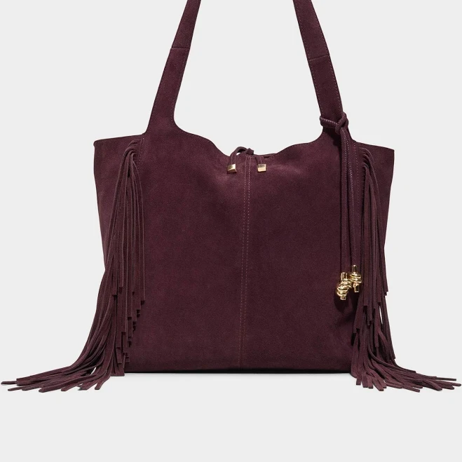 bag ALDO Women's Suede Fringe Arrow Hobo Bag ALDO Shoes $86.98