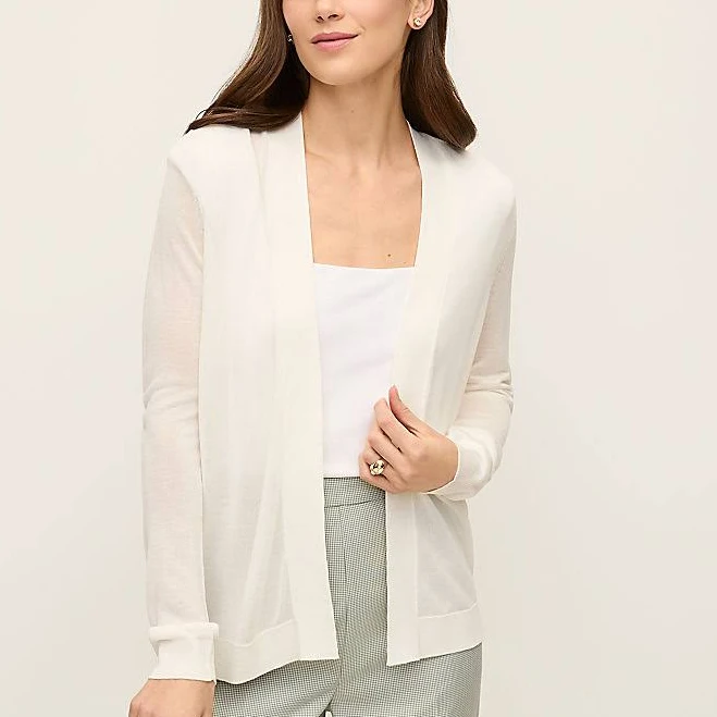 layer Ann Taylor Women's Lightweight Open Cardigan Ann Taylor $48.65