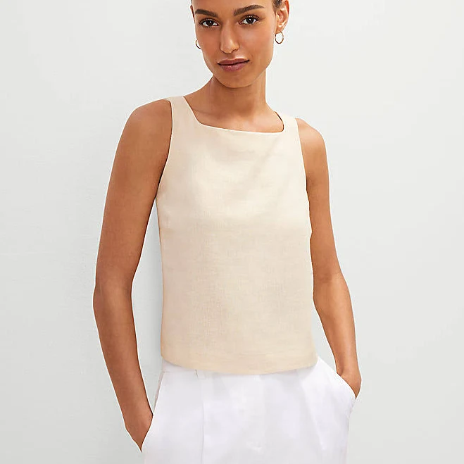 top Ann Taylor Women's Linen Blend Tank Top Ann Taylor $19.95
