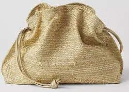 bag Ann Taylor Women's Metallic Drawstring Clutch Handbag eBay $45