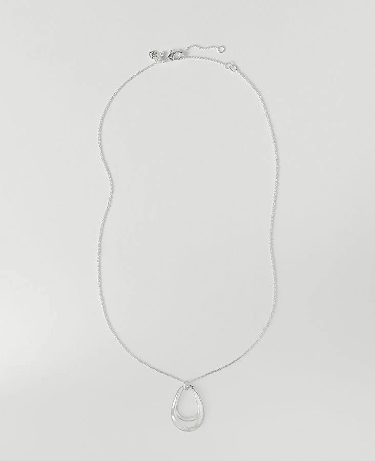 accessory Ann Taylor Women's Open Oval Pendant Necklace Ann Taylor $19.95