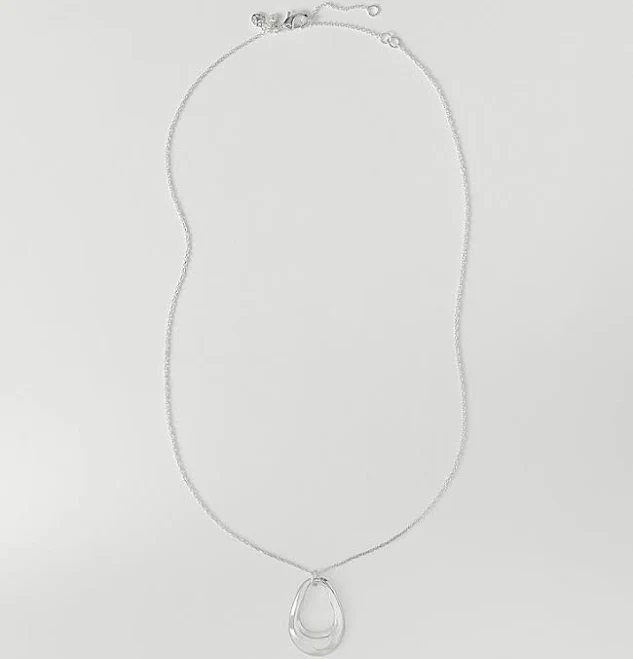 accessory Ann Taylor Women's Open Oval Pendant Necklace Ann Taylor $29.93