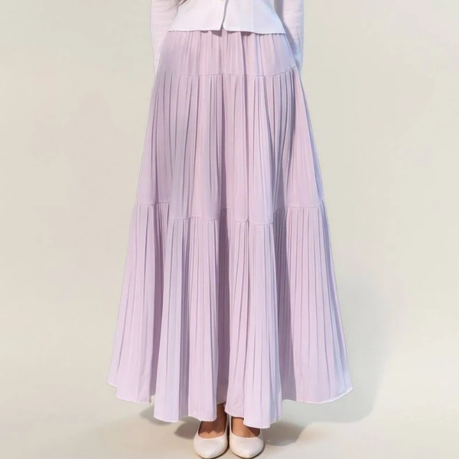 maxi skirt Anna-Kaci Women's Flowing Pleated Maxi Skirt Kohl's $44
