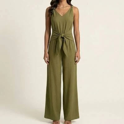 jumpsuit Anna-Kaci Women's Sleeveless Flowy Wide Leg Jumpsuit Target $40.99