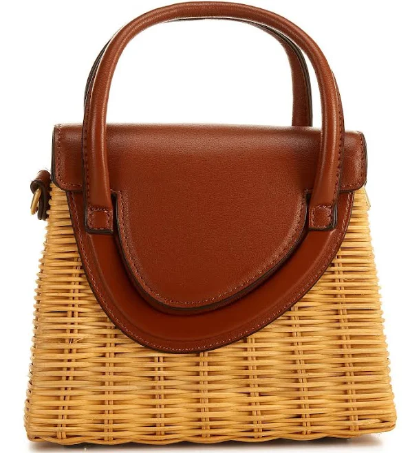 bag Antonio Melani Katerina Wicker Flap Crossbody Bag Dillard's $99
