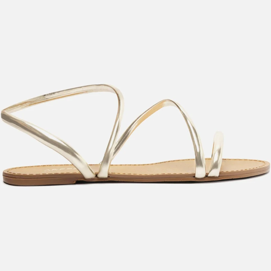 shoes Arezzo Women's Mikayla Round Toe Flat Sandals Arezzo USA $79