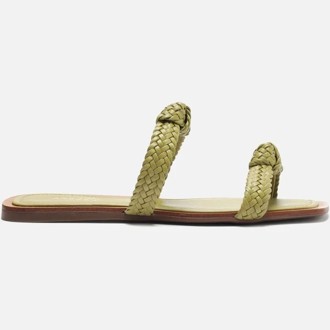 shoes Arezzo Women's Remy Slip-On Flat Sandals Arezzo USA $39.5