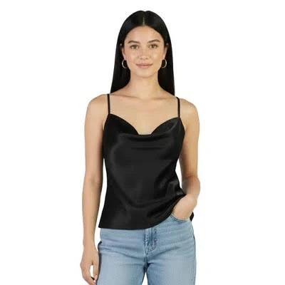 top Artyska Women's Satin Cowl-Neck Camisole Top Target $23.99