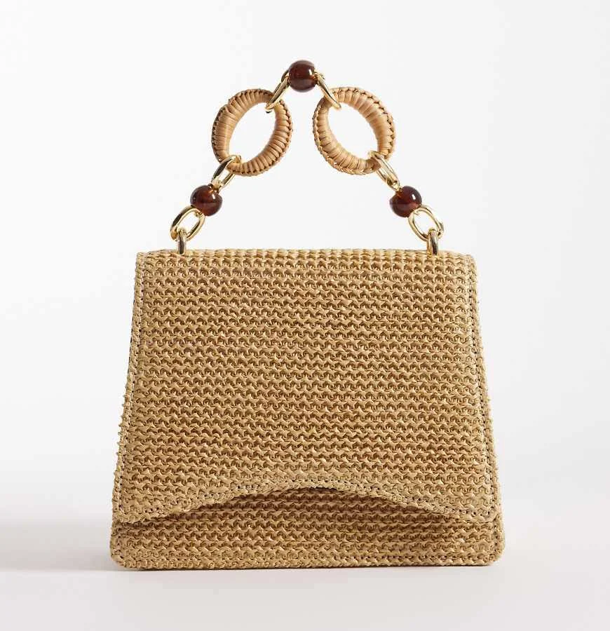 bag ASOS Straw Crossbody Bag with Resin Top Handle ASOS $37.99