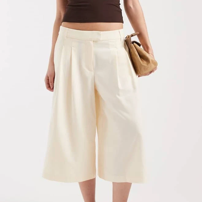 culottes ASOS Tailored Wide Bermuda Culottes ASOS $49.99