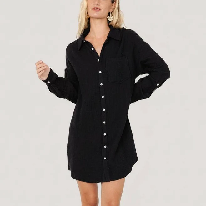 dress Baltic Born Womens Andres Button Shirt Dress — Baltic Born $43.2