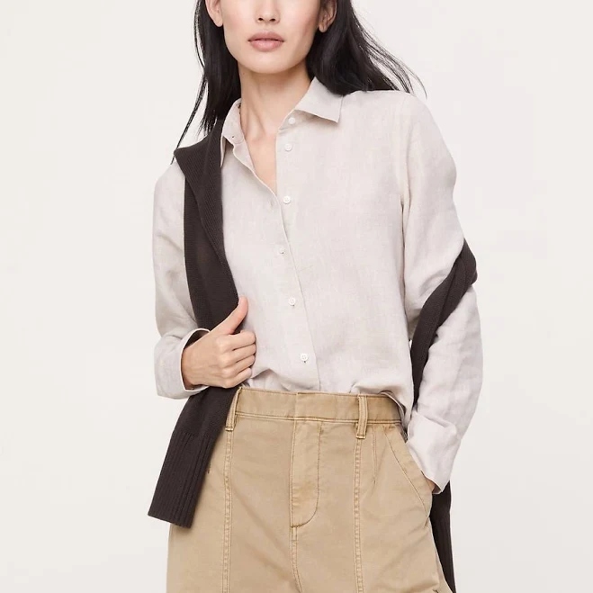shirt Banana Republic Women's Everyday Linen Shirt Banana Republic $98