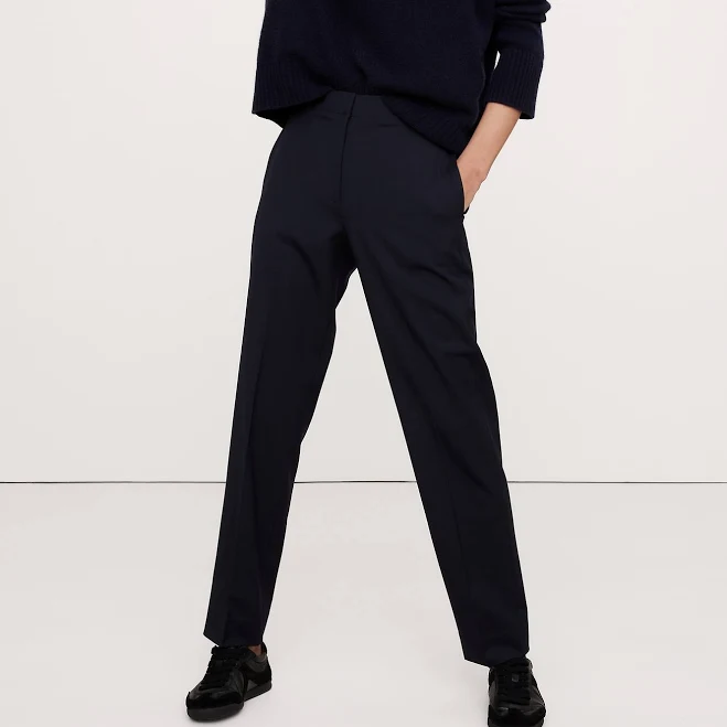 pants Banana Republic Women's High-Rise Slim Italian Wool Ankle Pants Banana Republic $198