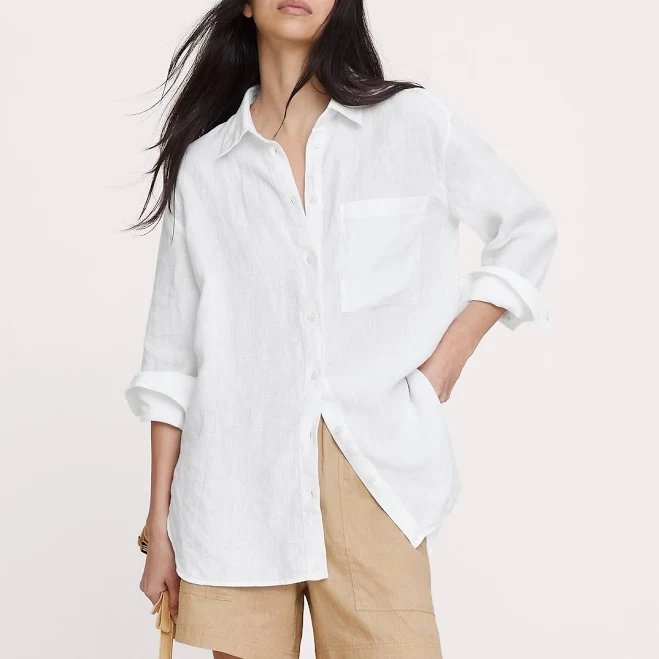blouses Banana Republic Women's Oversized Linen Shirt Banana Republic $98