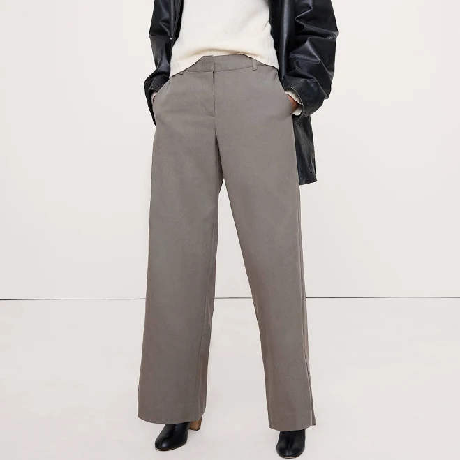 trousers Banana Republic Women's Tencel Wide-Leg Pants Banana Republic $79.99