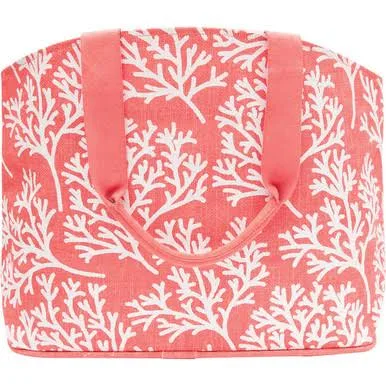 bag Bella Coastal Decor Coral Pink Tote Bag Bella Coastal Decor $34.95