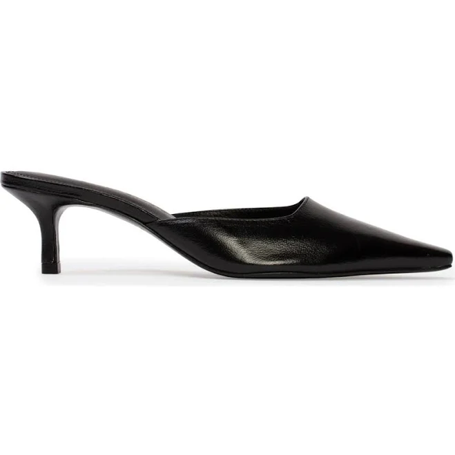 shoes Black Suede Studio Women's Riley 50 Leather Mule Nordstrom $246