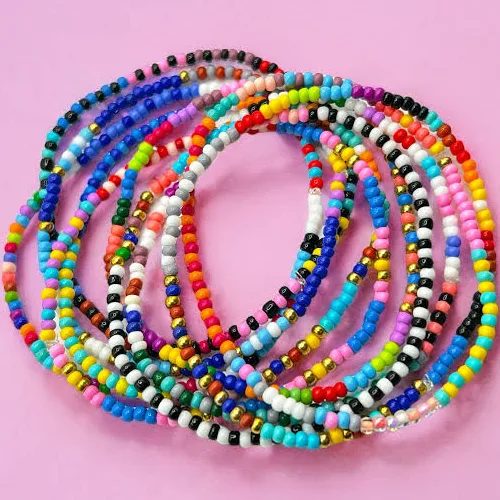 accessory Boho Stackable Seed Bead Bracelet Etsy - Seller $8