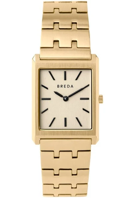 accessory BREDA Men's Virgil 18k Gold-Plated Stainless Steel Bracelet Watch Nordstrom $185