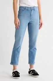 jeans Brigitte High Waist Crop Slim Boyfriend Jeans Nordstrom Rack $32.99