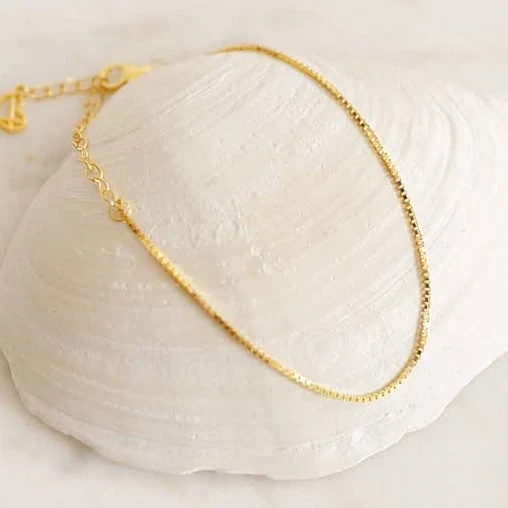 accessory Caitlyn Minimalist Dainty Box Chain Link Bracelet Caitlyn Minimalist $26.25