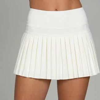 bottoms Cannoli Women's Pleated Tennis Skirt Gold Hinge $49