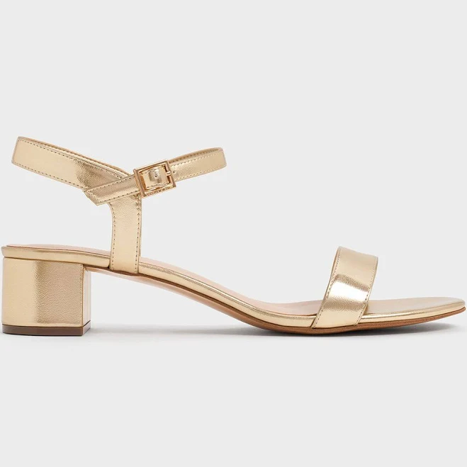 shoes Charles & Keith Alec Block-Heel Ankle-Strap Sandals charleskeith.com $73