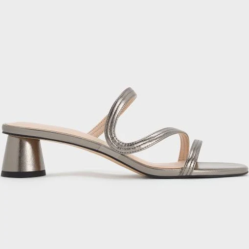 shoes Charles & Keith Women's Arden Wavy Strap Mules charleskeith.com $69