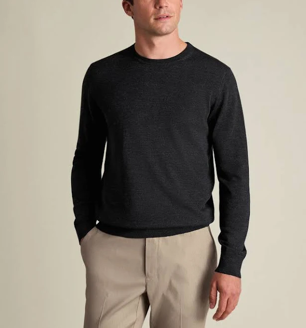 top Charles Tyrwhitt Men's Pure Merino Wool Crew Neck Sweater Charles Tyrwhitt US $89