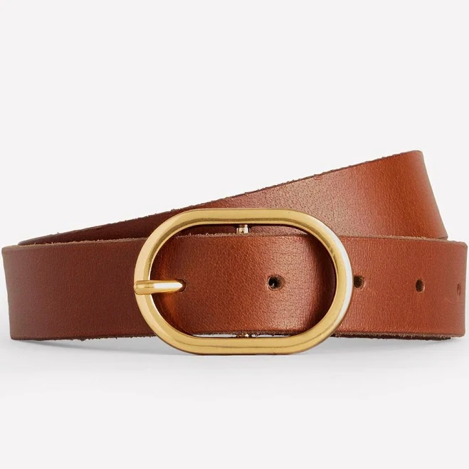 accessory Classic Leather Belt-Tan Boden $99