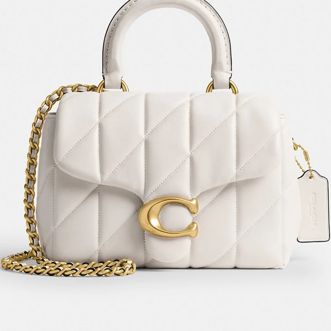 bag Coach Women's Quilted Leather Tabby Top Handle Bag COACH $450