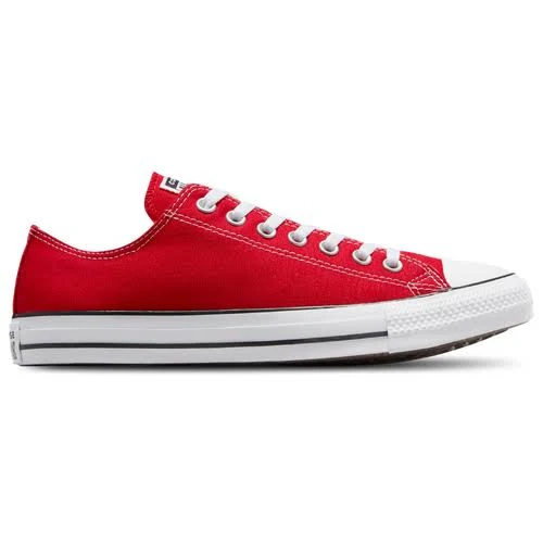 shoes Converse Mens All Star Low Top - Basketball Shoes White/Bright Red Size 13.0 Foot Locker $60