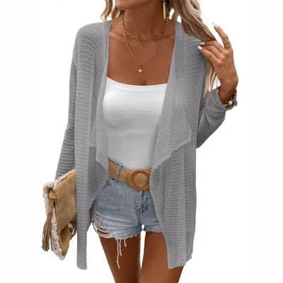 outerwear Coolmee Women's Casual Open Front Long Sleeve Knit Cardigan Target $31.99