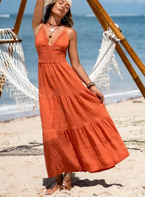 dress Cupshe Vacation Glam Maxi Dress Cupshe.com $36